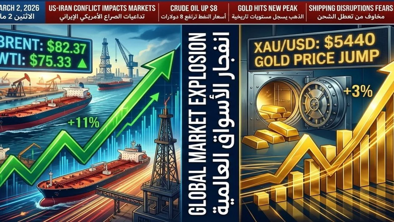 لماذا قفزت أسعار النفط والذهب عقب الهجوم الأمريكي على إيران؟